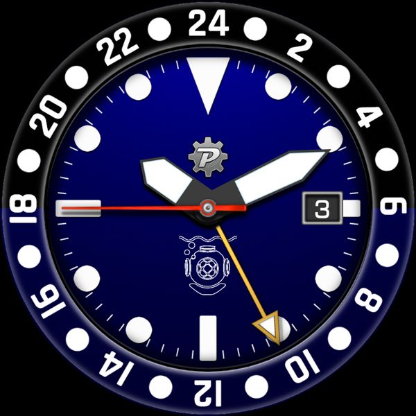 GMT Diver Style Bezel Action