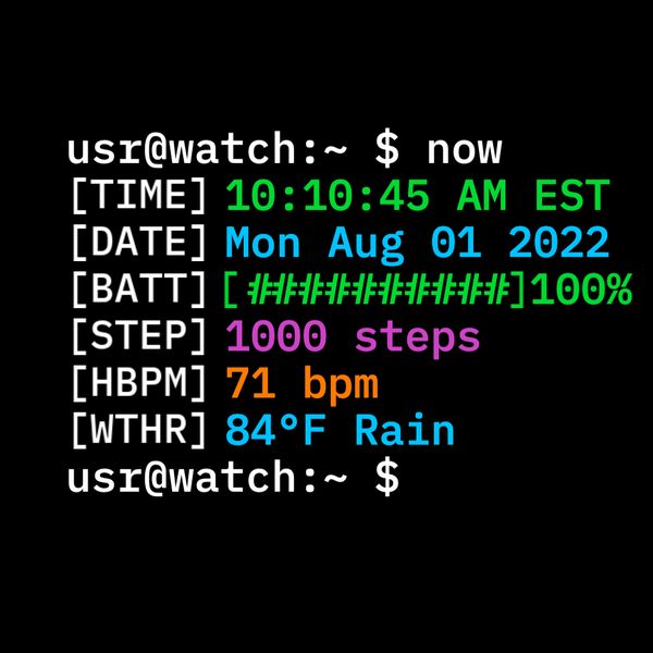 Linux Terminal Watch