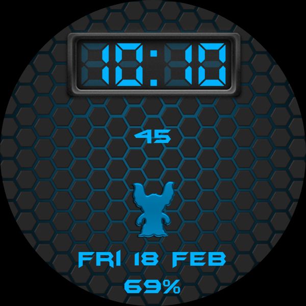 Blue Hex Pulse