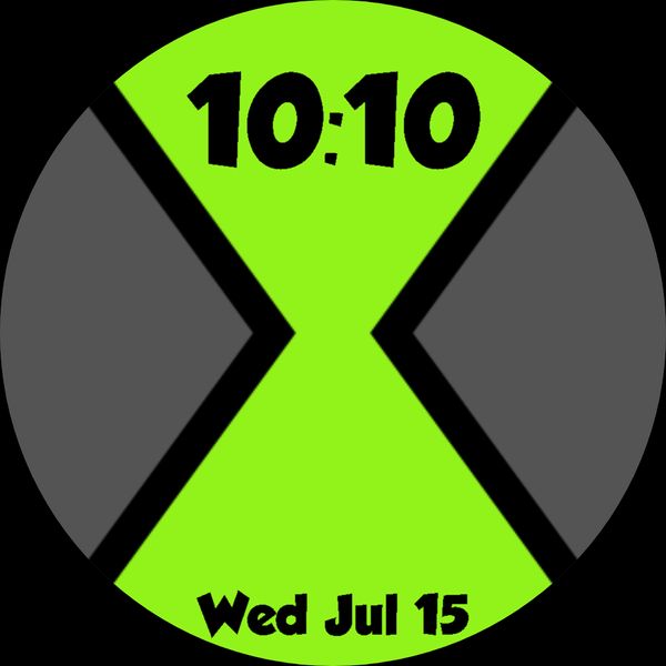 Ben 10 Omnitrix w/ Time&Date