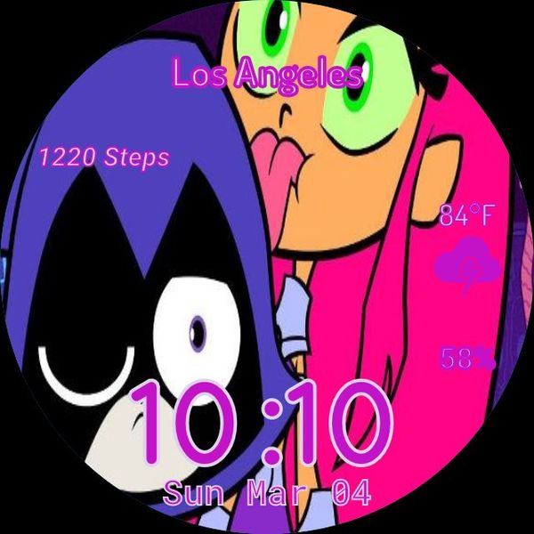 Raven and Starfire