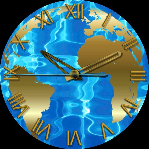 Spinning Gold Earth