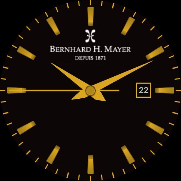 BERNHARD H. MAYER watch face B