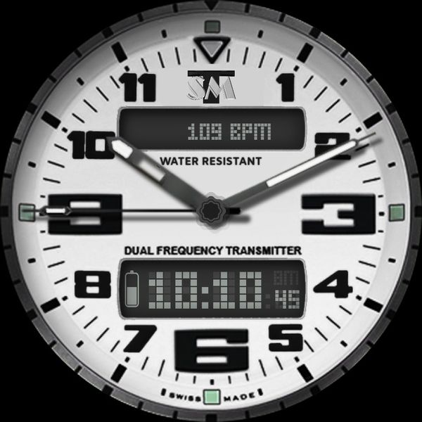 TSM002 White - Black LCD