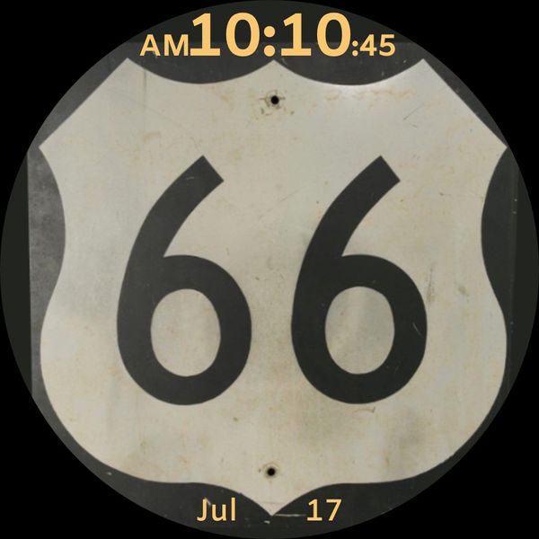 Route 66 - Real Sign