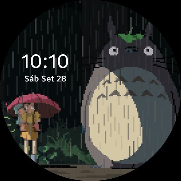 Pixel Totoro (animated)