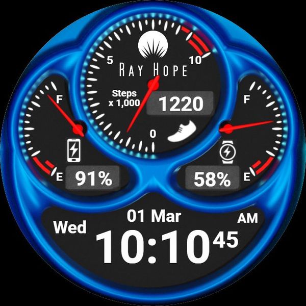Sports Moto 3D Blue