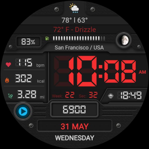 WFP 053 Military watch face