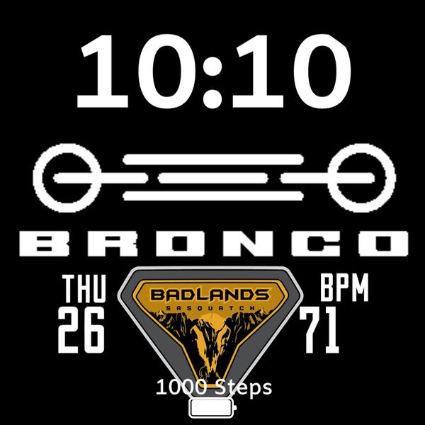 2021 + Bronco Badlands SAS