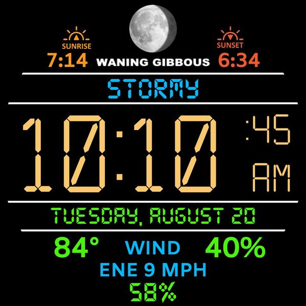 Weather, Sun & Moon