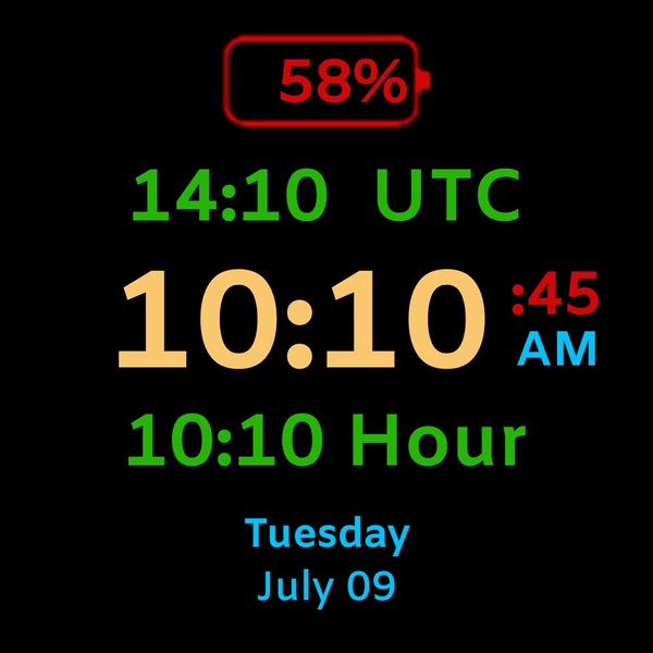 3 Times The Time - 12/24 & UTC