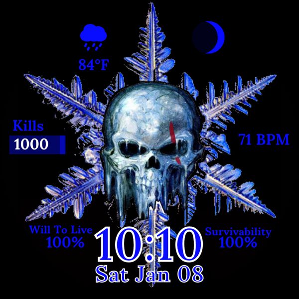 Frozen Skullflake Dark