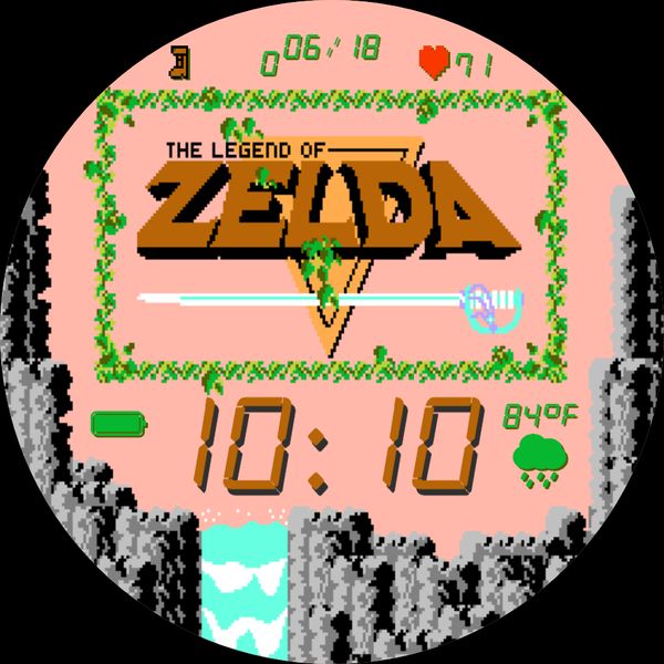 Zelda NES Title Animated