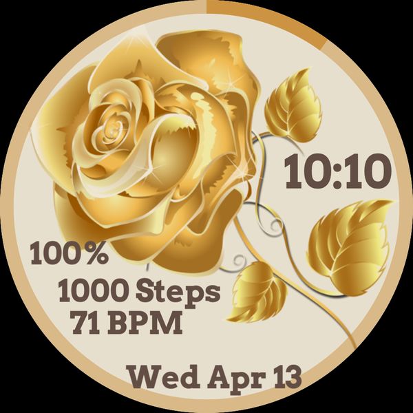 Gold rose