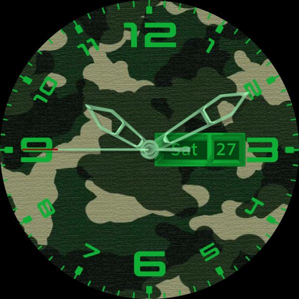 Army Style Camo Watch