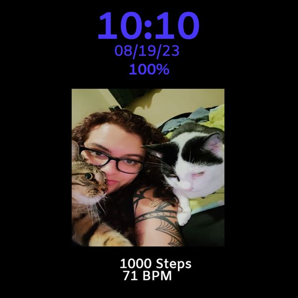 Myself and kitties