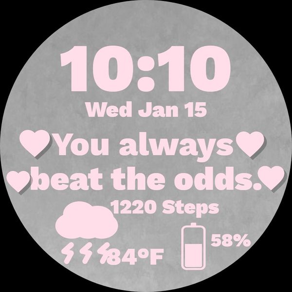 Pink/Gray Hearts