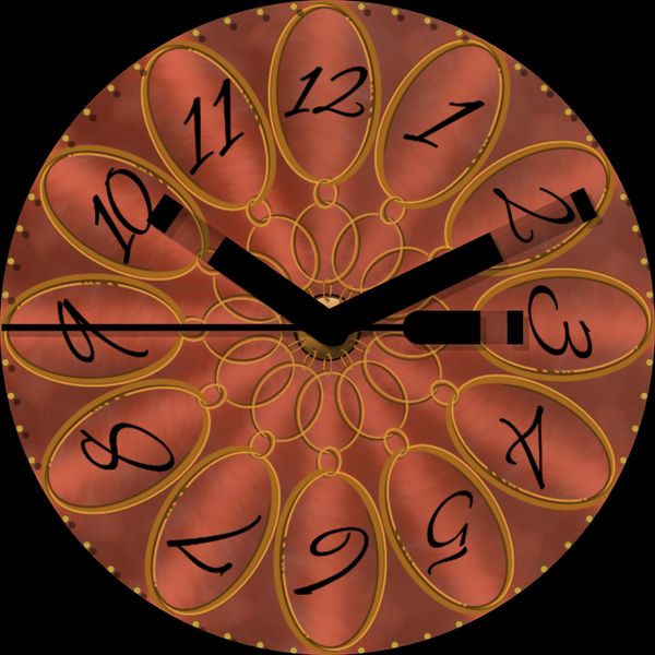 Links IN time (gold on copper)