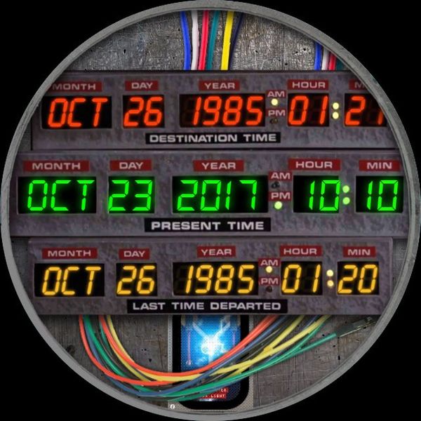 Back to the Future Dashboard