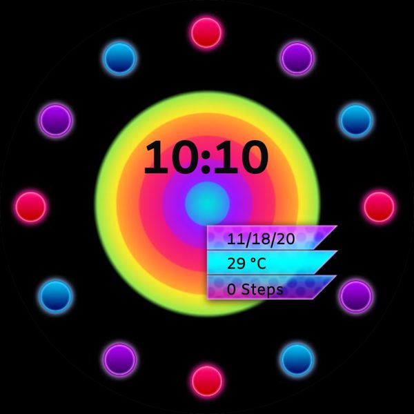 neon rainbow
