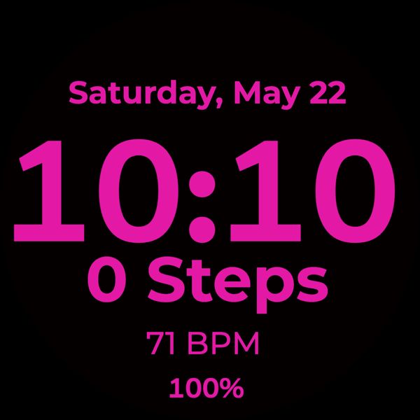 Simple Pink Steps