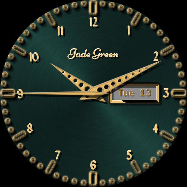 Jade Green & Gold
