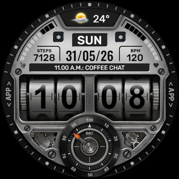 WFP 348 FLIP Watch Face
