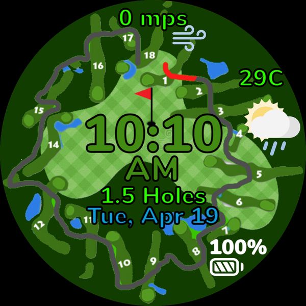 Golf Holes Walked