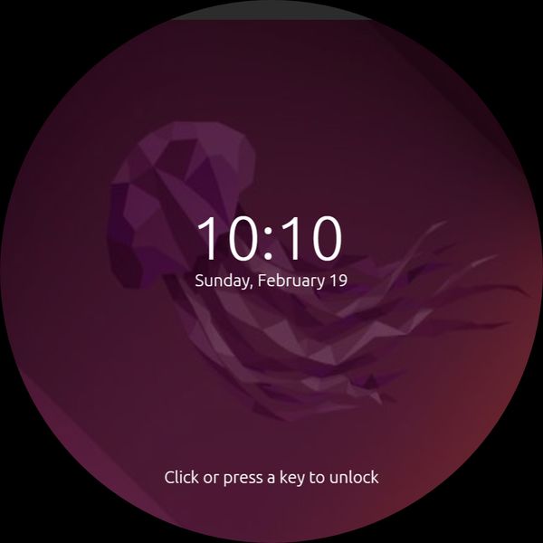 Ubuntu 22.04 Lock Screen