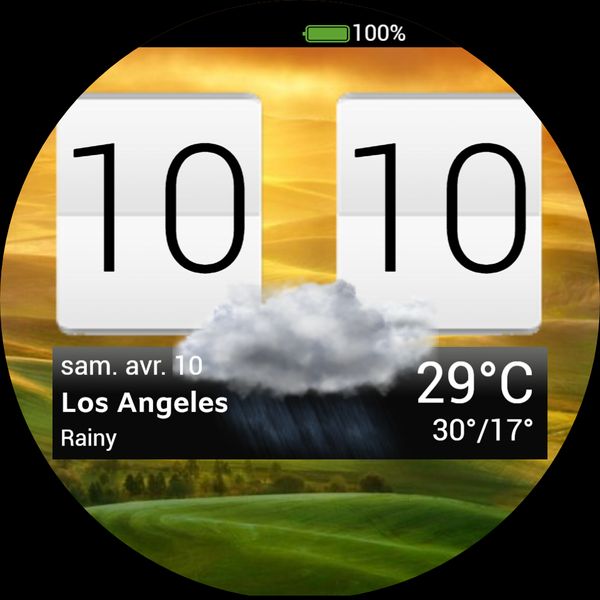 HTC Sense black bar
