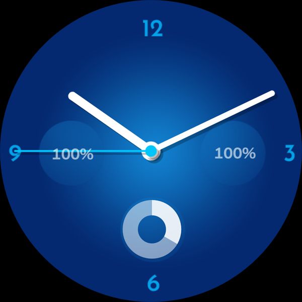 AquaGlow Analogue Royal Blue