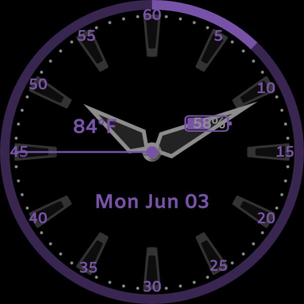 minimal purple