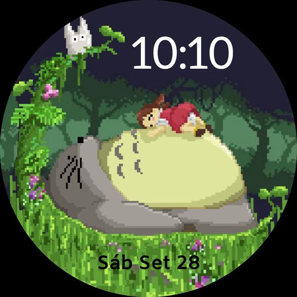 Totoro Sleeping (animated)