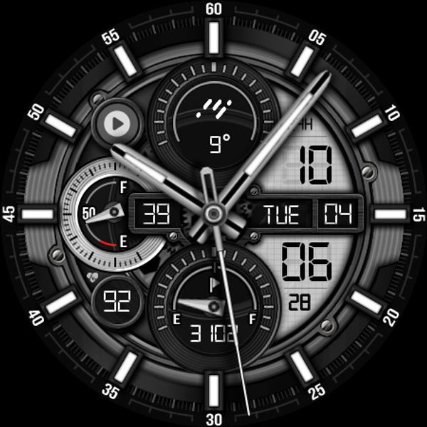 WFP 302 Modern watch face