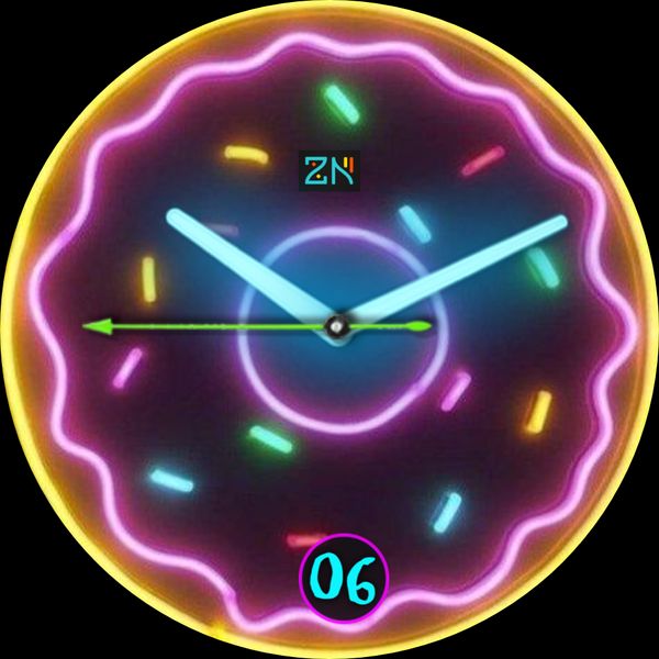Neon Donut