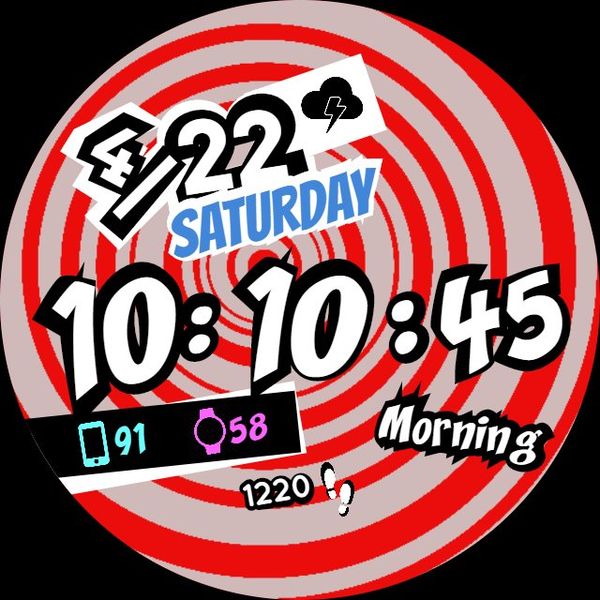 Persona 5 Theme (Round)