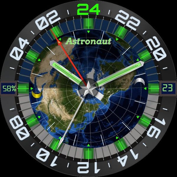 Astronaut III World Time & UTC