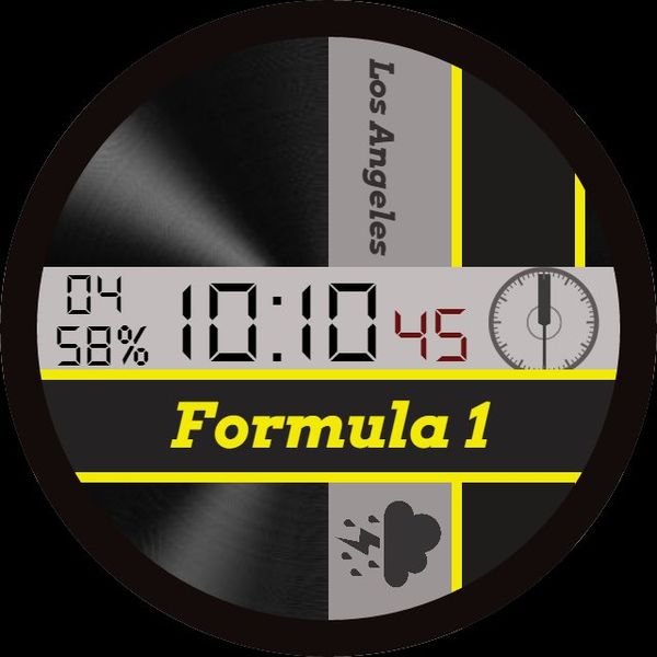 Time In a line / Formula 1