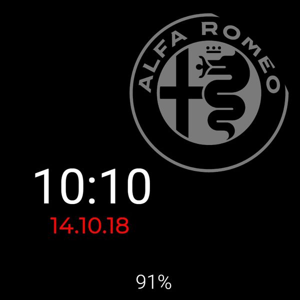 ALFA ROMEO WATCHFACE