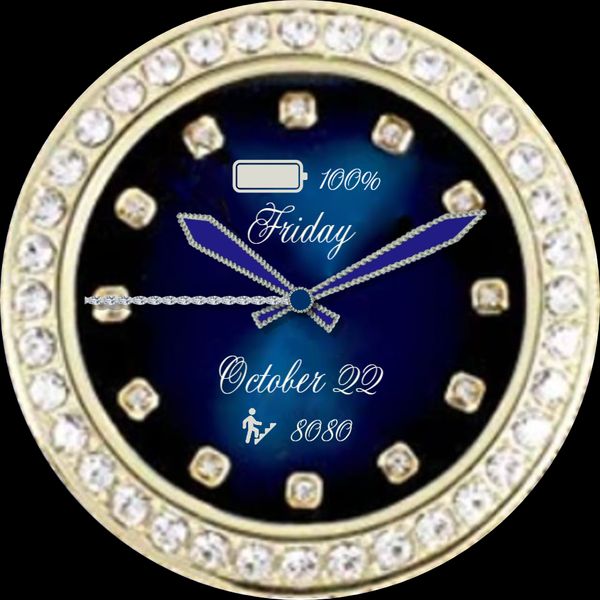 Square diamonds on blue info