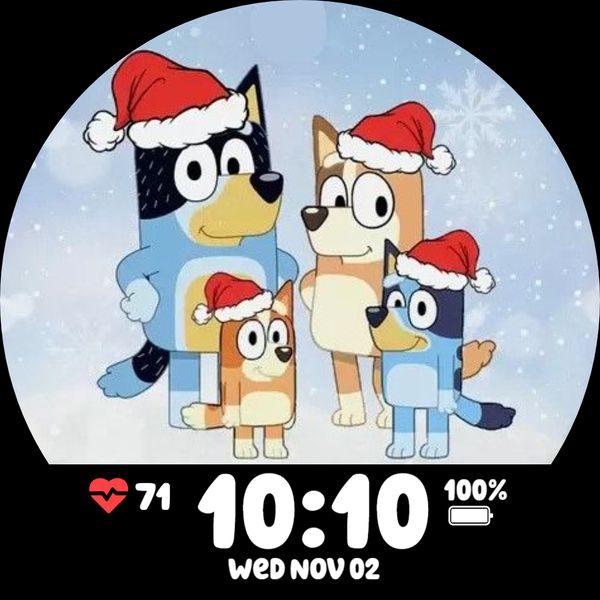 bluey holiday simple