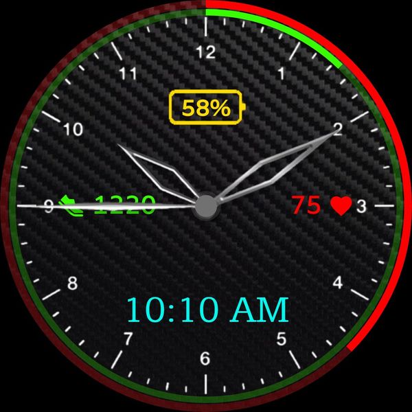 Carbon Fiber Fitness Dual Ring