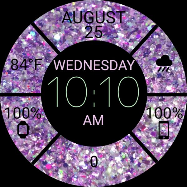 Purple Holographic Sparkle