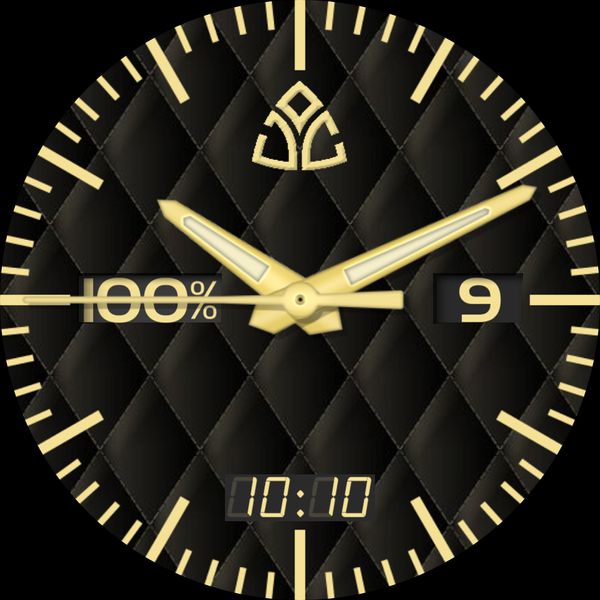 Black & Gold diamond