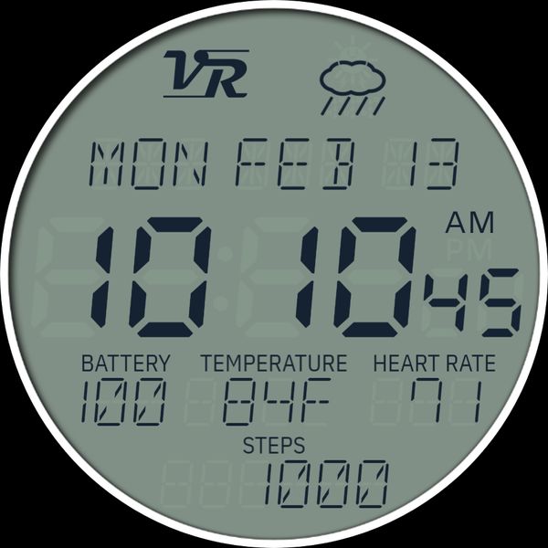 VR610 Retro LCD