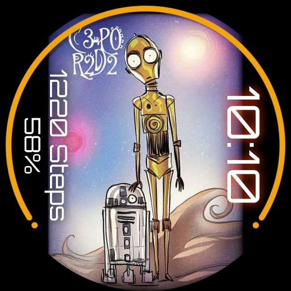 Star Wars Tim Burton R2D2 C3PO