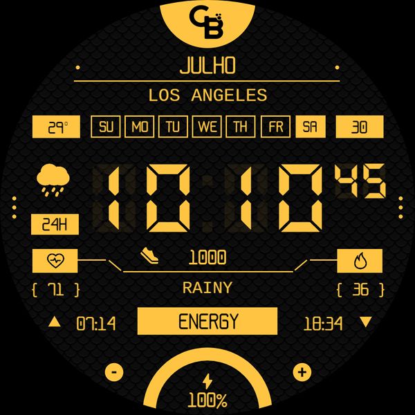Black & Yellow Digi Free