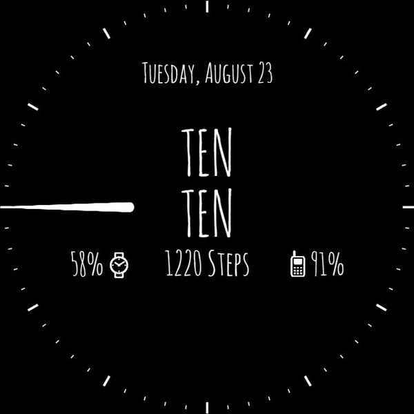cool word watchface