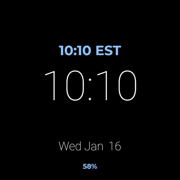 Dual Timezone - Local/EST