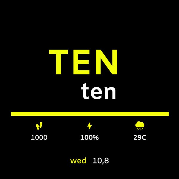 Yellow words and stuff